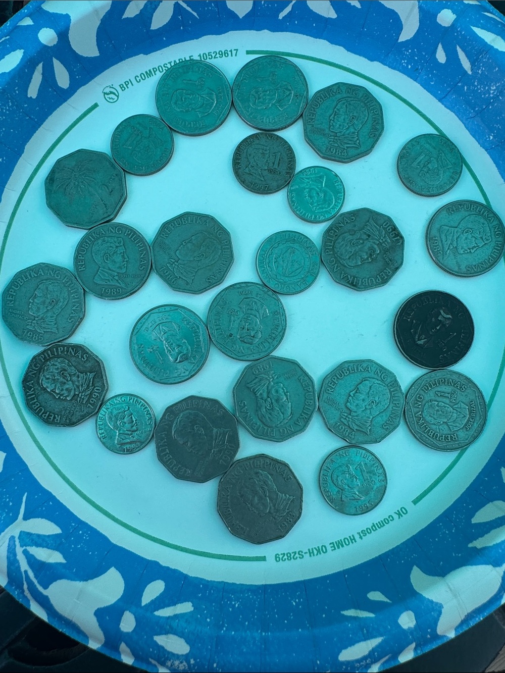 Assorted Vintage Philippine Coins - Mixed Silver Tones